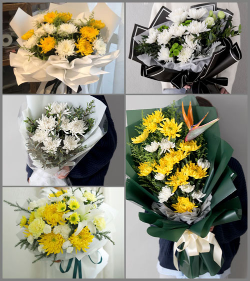 安徽亳州市蒙城县岳坊镇母集村白事花束代送